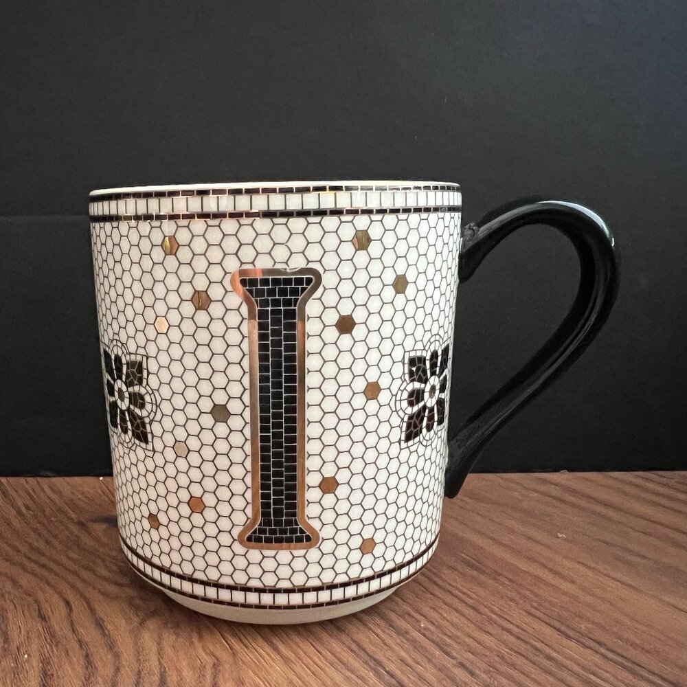 Anthropologie Bistro "I" Mug